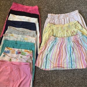Vibrant cat & jack biker short and skort bottoms lot | size Medium
